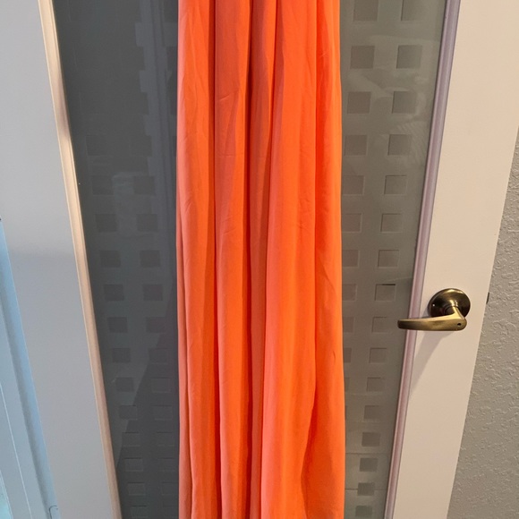 Maxi coral dress - Picture 2 of 4